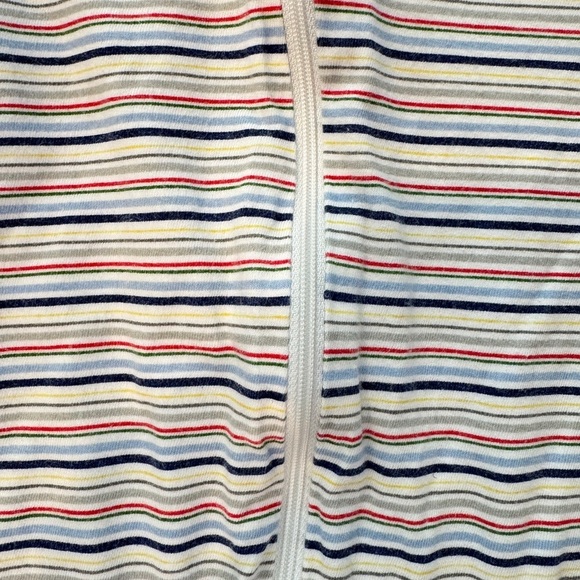 Gerber Baby Striped Zip-Up Footed Sleeper - Picture 6 of 7